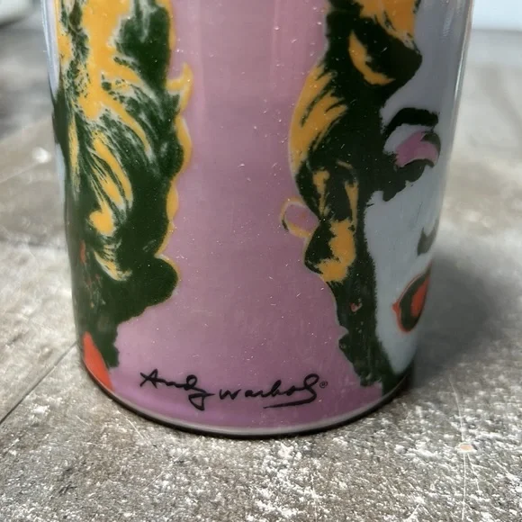 Vintage Andy Warhol Marilyn Monroe - Set of 4 Mugs Block Pop Art 1997 NIB - Picture 6 of 12
